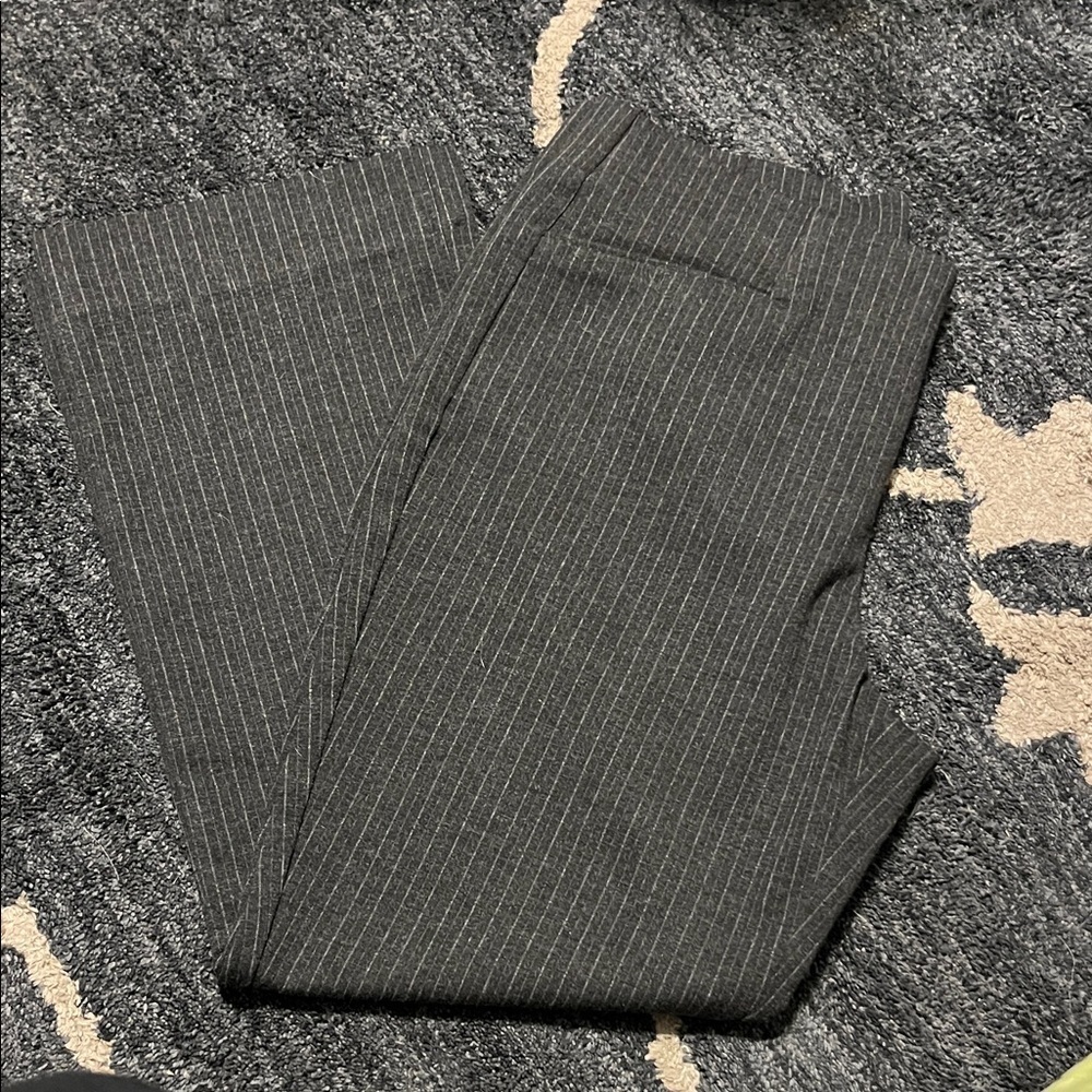 Investments Charcoal Pinstripe Trousers used good condition